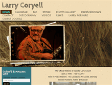 Tablet Screenshot of larrycoryell.net